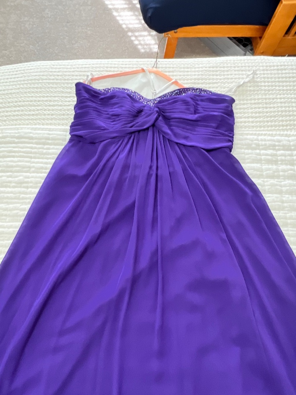 USED - Purple Bridesmaids dress that you can DIY and customize SIZE: 16